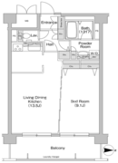 コンフォリア東品川 502 間取り図
