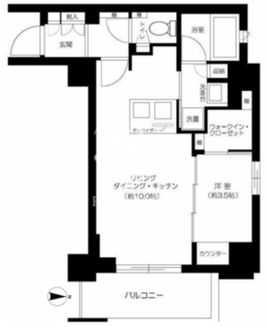 ウィルレーナ森下 2F 間取り図