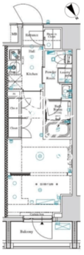 アークマーク王子 403 間取り図
