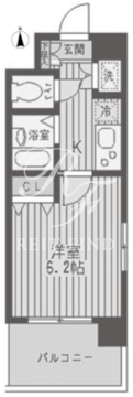 レジディア両国 407 間取り図