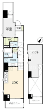 ソレア 401 間取り図