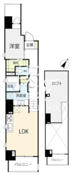 ソレア 601 間取り図