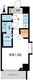 プライムアーバン住吉2 405 間取り図