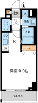 プライムアーバン住吉2 503 間取り図