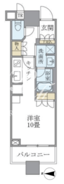 ブリリアタワーズ目黒 N-706 間取り図