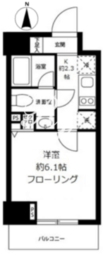 グロースメゾン亀戸 1002 間取り図
