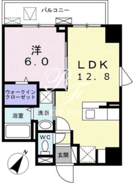 グランツ恵比寿 602 間取り図