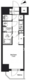 BPRレジデンス門前仲町 301 間取り図