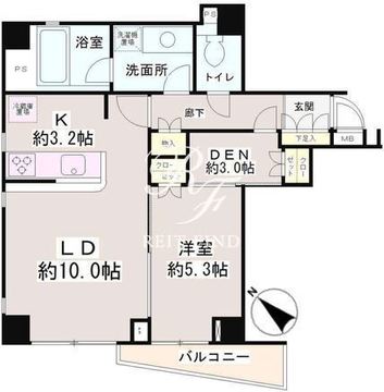 フェアステージ広尾 302 間取り図
