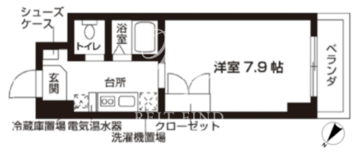 ローズウッド・ハイツ門前仲町 1211 間取り図