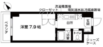 ローズウッド・ハイツ門前仲町 605 間取り図