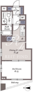 ドゥーエ参宮橋 301 間取り図