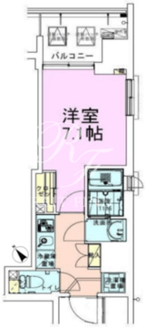 門前仲町レジデンス壱番館 1106 間取り図
