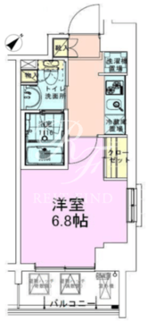 門前仲町レジデンス壱番館 205 間取り図