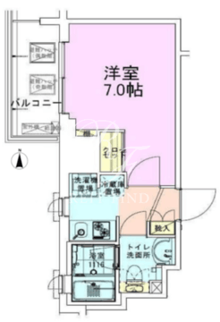 門前仲町レジデンス壱番館 409 間取り図