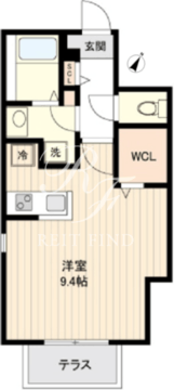 グランパセオ笹塚 102 間取り図