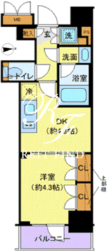 リルシア本所吾妻橋 902 間取り図