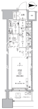 オルタナ亀戸 1003 間取り図