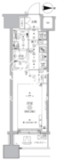 オルタナ亀戸 603 間取り図