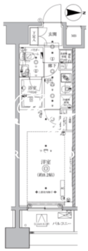 オルタナ亀戸 503 間取り図