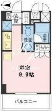 ザパームス両国 606 間取り図