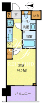 ジェノヴィア白金台グリーンヴェール 303 間取り図