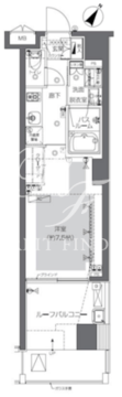 ズーム渋谷神山町 704 間取り図