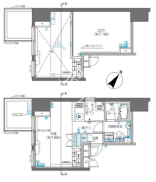 ズーム目黒 503 間取り図