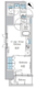 パークアクシス小伝馬町 1201 間取り図