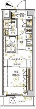 ドムススタイル武蔵小山 102 間取り図