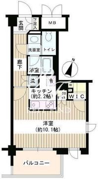アゼリアテラス新宿 216 間取り図