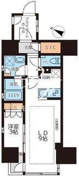 グランカーサ本駒込 602 間取り図