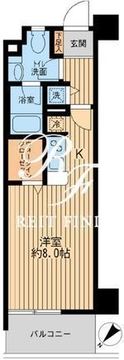日本橋ファーストレジデンス 607 間取り図