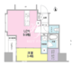 リバーレ東新宿 501 間取り図