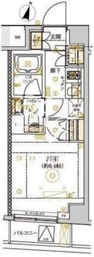 ドムススタイル武蔵小山 503 間取り図
