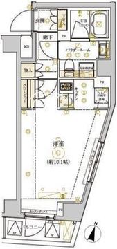 ドムススタイル武蔵小山 604 間取り図