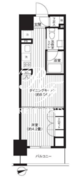 レジディア新御徒町 904 間取り図