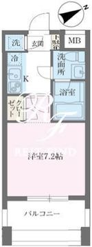 パシフィックレジデンス芝一丁目 1403 間取り図