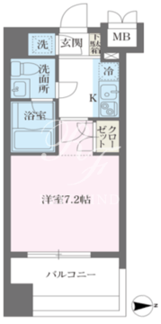パシフィックレジデンス芝一丁目 403 間取り図