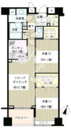 KDXレジデンス日本橋水天宮 504 間取り図