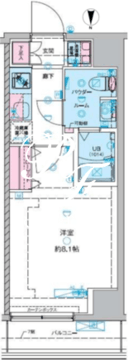 ジェノヴィア森下スカイガーデン 702 間取り図