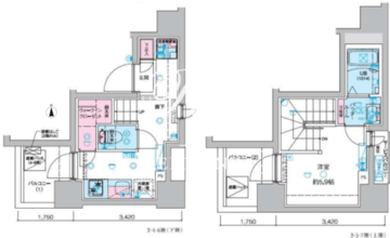 ジェノヴィア森下スカイガーデン 604 間取り図
