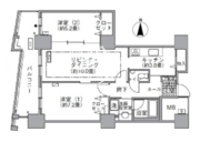 アクティ汐留 309 間取り図 ?>