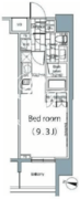 パークハビオ恵比寿 1007 間取り図