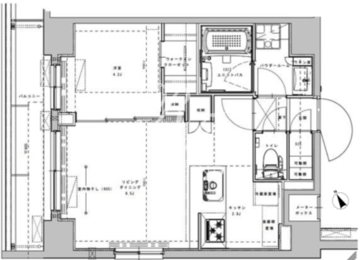 アジールコート大森西 605 間取り図