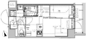 アジールコート大森西 504 間取り図