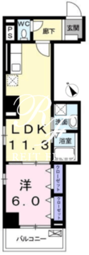 オルフェ門仲 702 間取り図