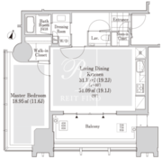 ラ・トゥール新宿アネックス 616 間取り図