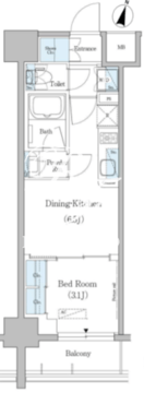 アーバネックス浅草 903 間取り図