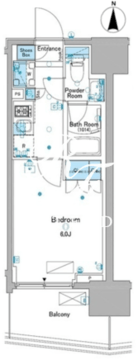 ルフォンプログレ品川大井 702 間取り図